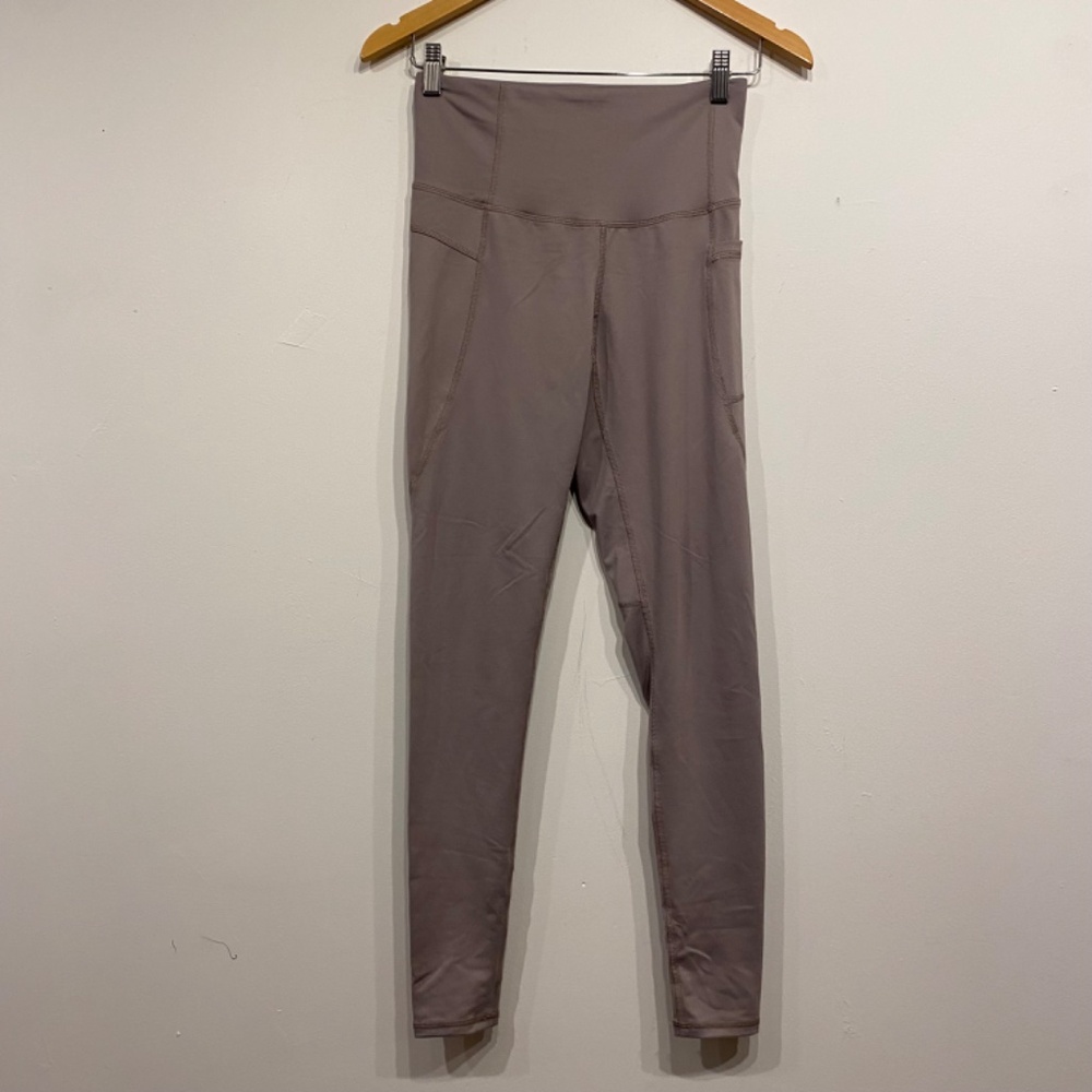 Champion‎ Light Purple Grey High Waisted Activewear Leggings Size Small
